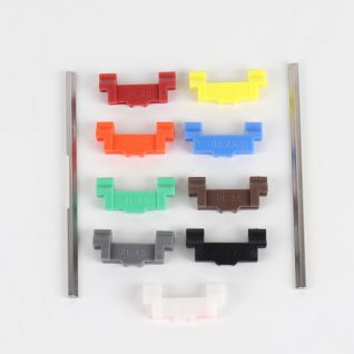Wholesale textile plastic cradle spacer mixed colors spinning compact system spacer high quality top pin spacer with rod