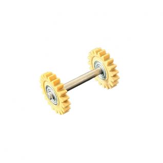 19T nineteen teeth gear with bearing shaft for compact spinning machine