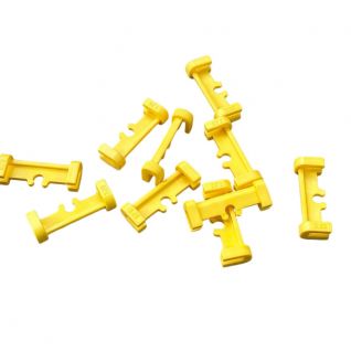 Top pin textile spacer without rod for spinning machine 